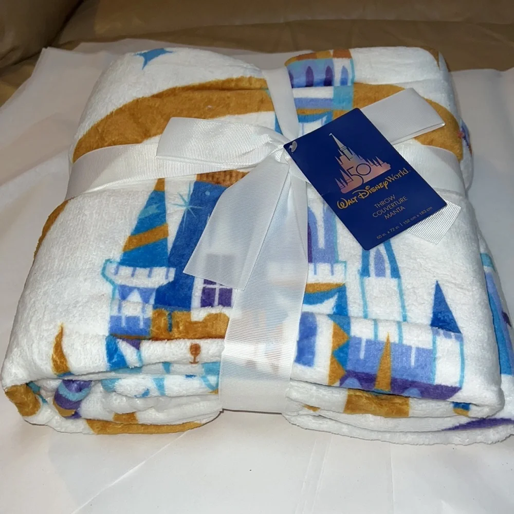 Walt Disney World  50th Anniversary Throw